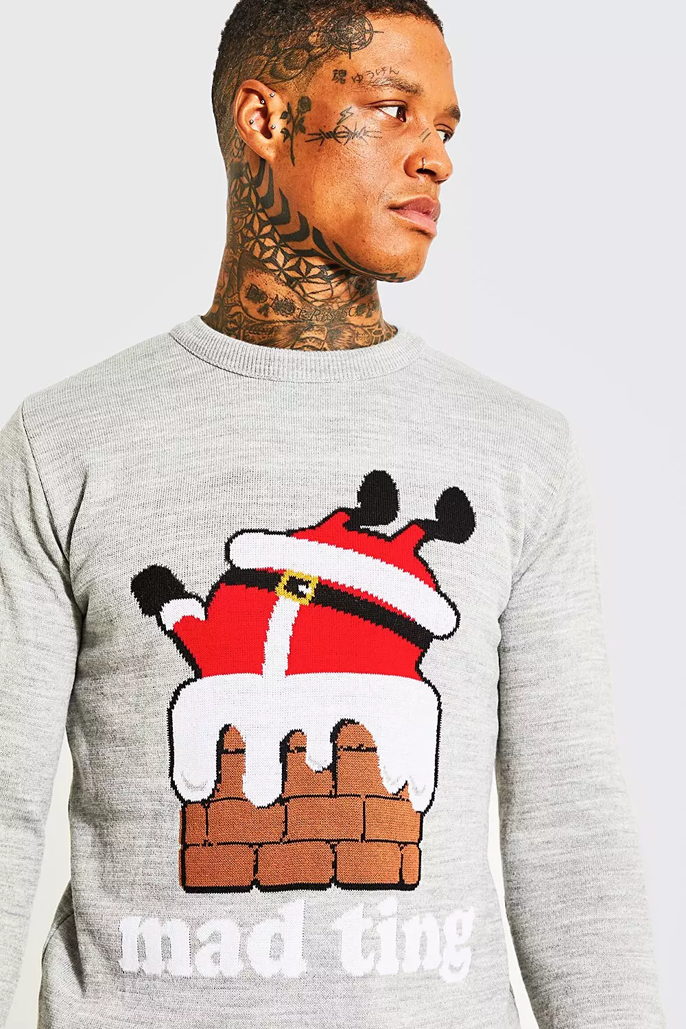 Boohooman clearance christmas jumper